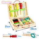 Caixa de Ferramentas de Madeira Criativa