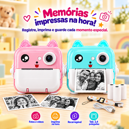 Câmera InstaKids — Impressão Instantânea