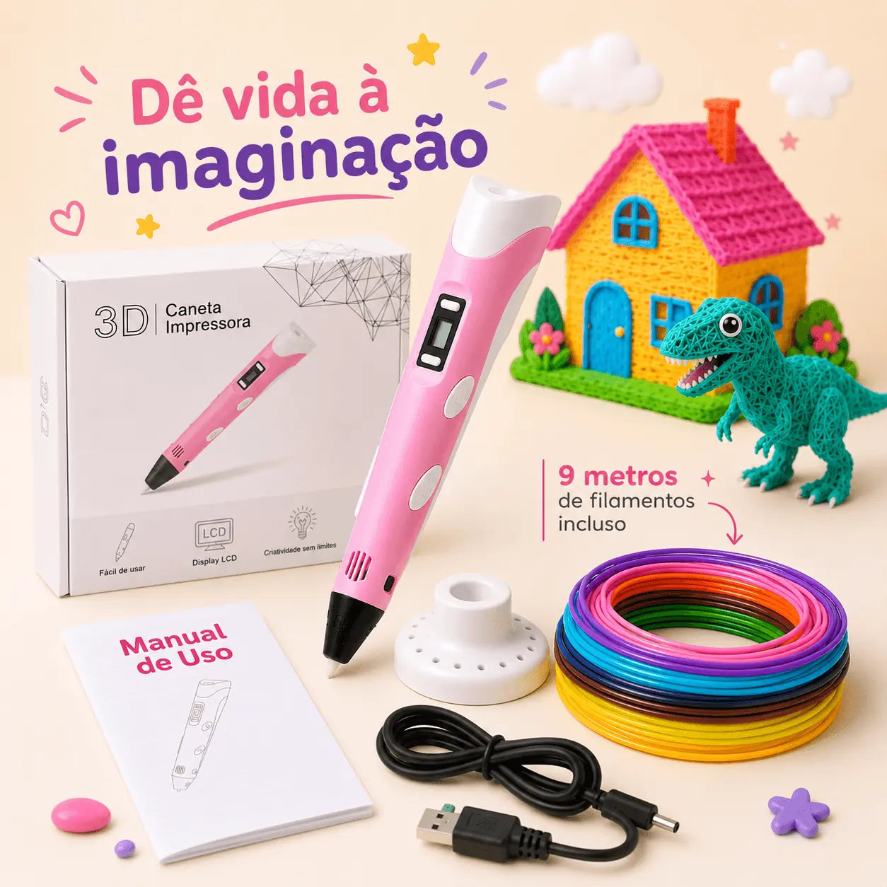 Caneta de Impressão 3D Inteligente