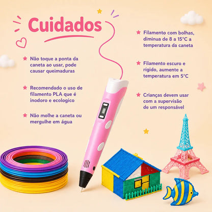 Caneta de Impressão 3D Inteligente