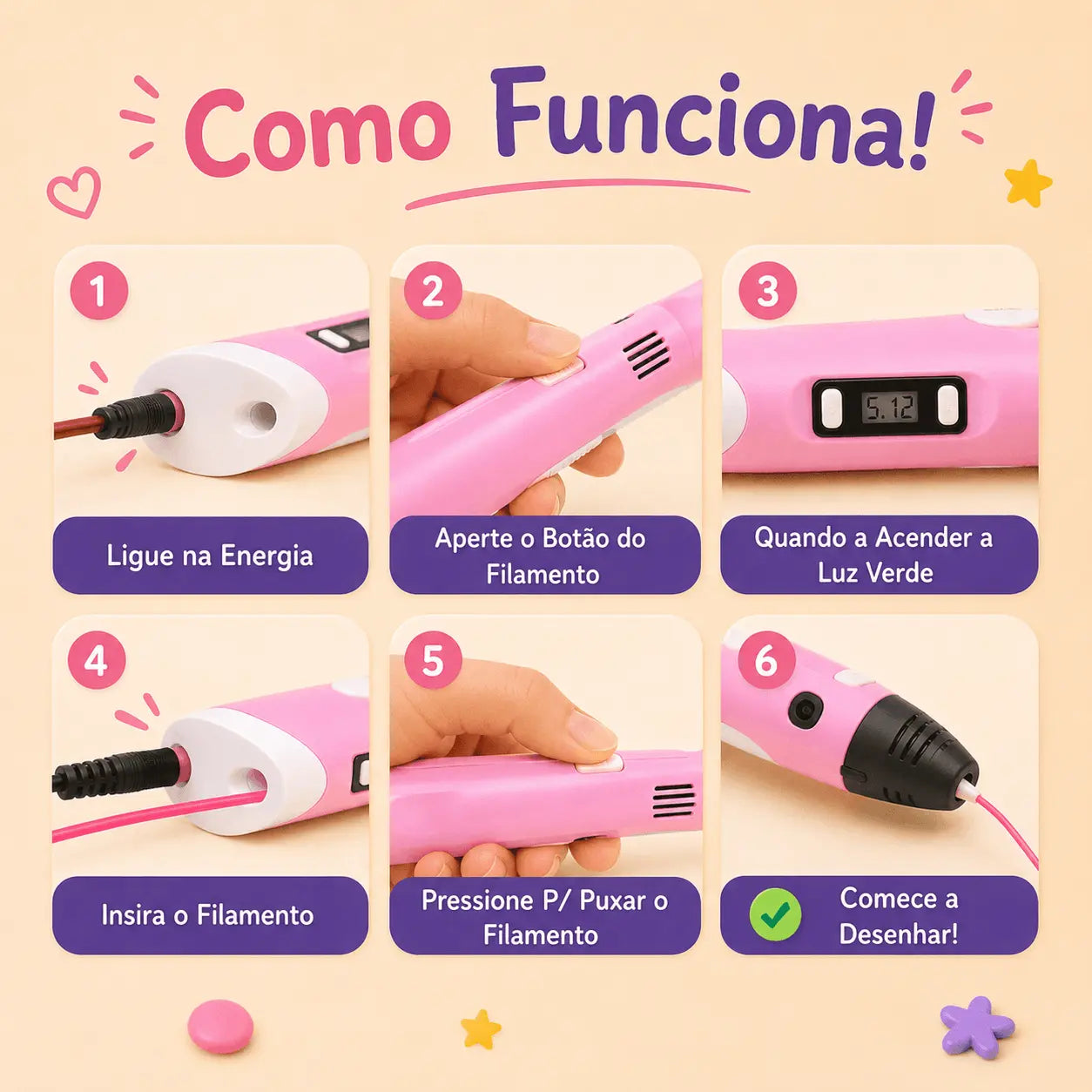 Caneta de Impressão 3D Inteligente