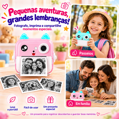 Câmera InstaKids — Impressão Instantânea