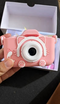 Foto de cliente: Câmera rosa tirada da caixa