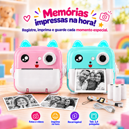 Câmera InstaKids — Impressão Instantânea